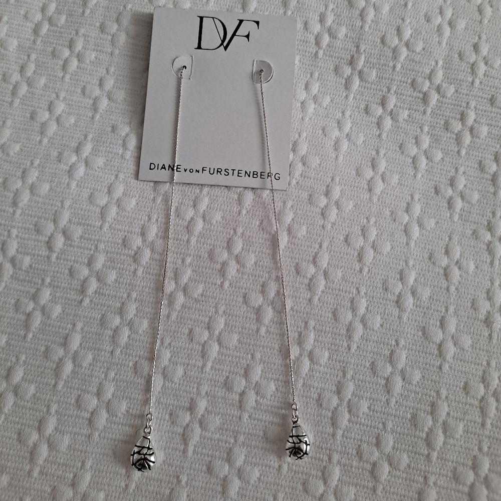 DVF Silver Earings